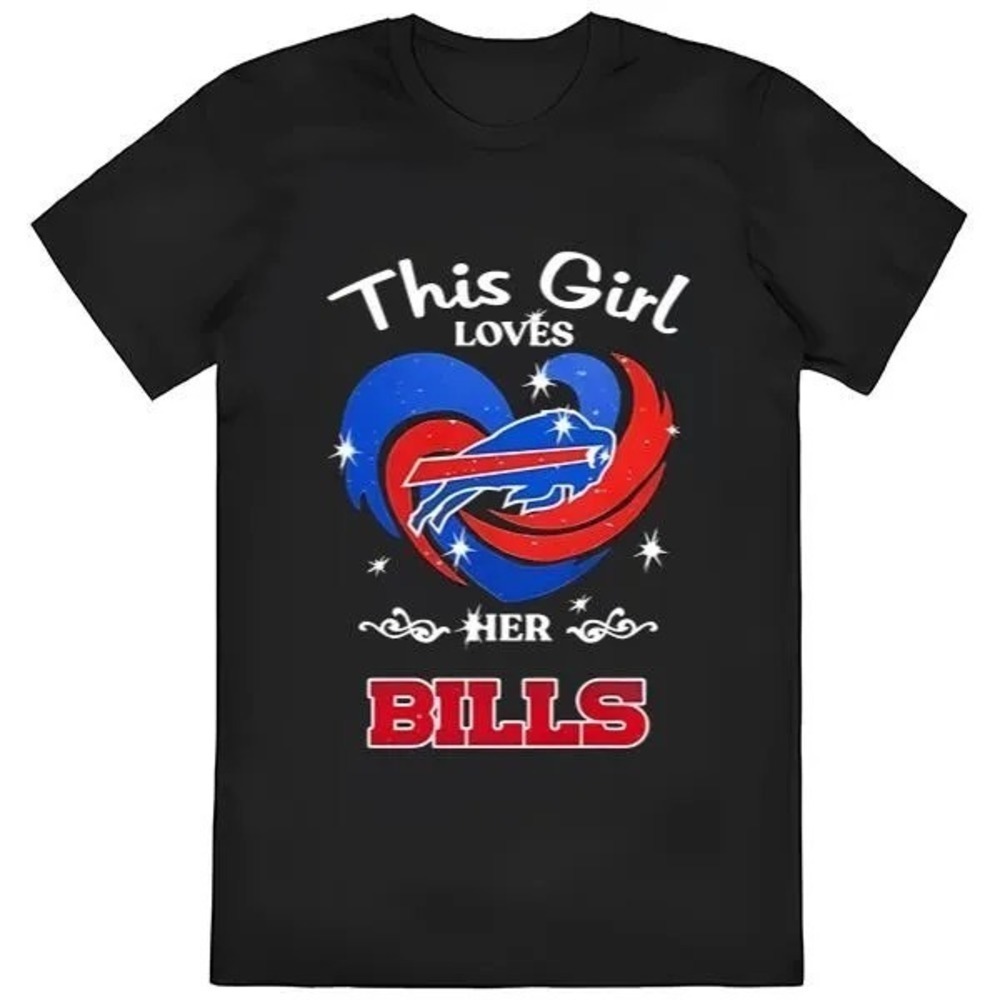 Buffalo Bills This Is Loves Her Buffalo Bills Heart  Shirt